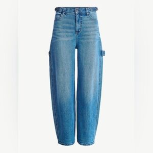 Relaxed Straight Women's Jeans in Light Blue